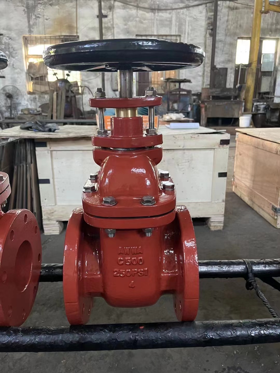 Delivery the Gate valve to qingdao Port